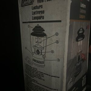 Coleman Dual Fuel Two Mantle Lantern Model 285-700T - Good Condition